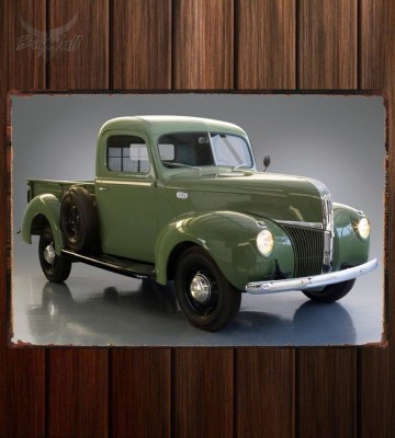 Металлическая табличка Ford Deluxe Pickup (11C)